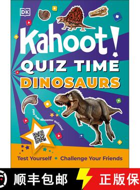 【3-4周达】Kahoot! Quiz Time Dinosaurs: 250 Trivia Questions (with QR Codes Inside for 150 Interactiv... [9780744098938]