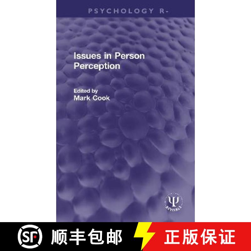 【3-4周达】ISSUES IN PERSON PERCEPTION (PREV) [9781032003924]