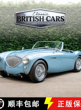 【3-4周达】Classic British Cars Square Wall Calenda [9781529847802]