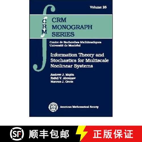 【3-4周达】精装 Information Theory and Stochastics for Multiscale Nonlinear Systems [9780821838433]