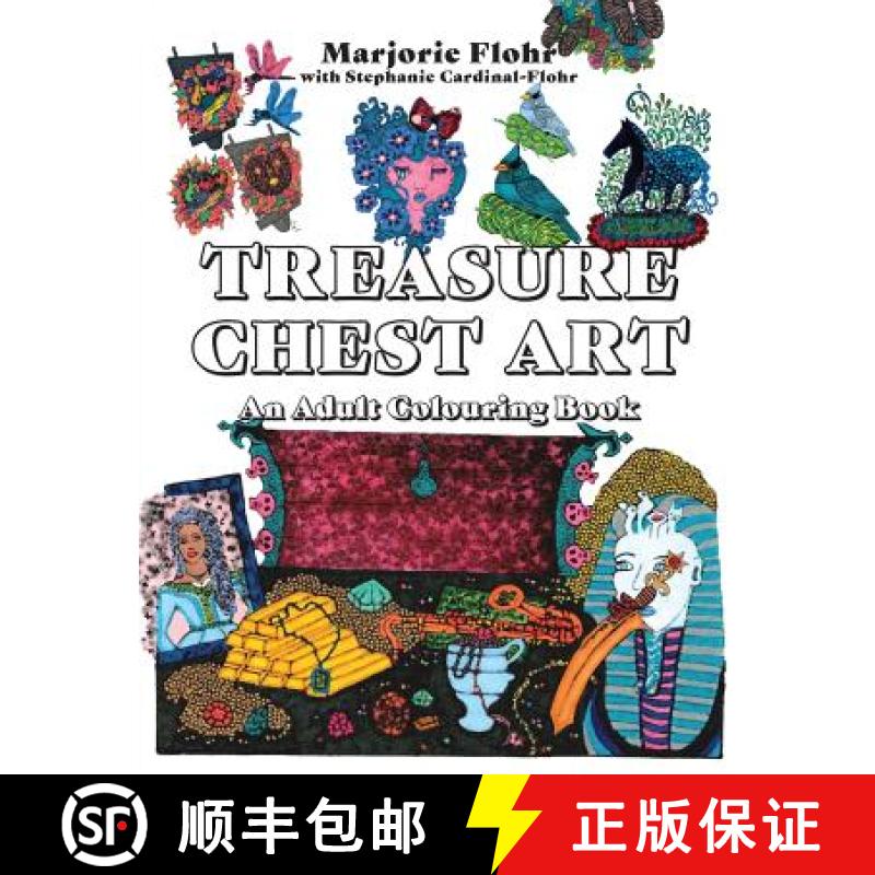 【3-4周达】Treasure Chest Art: An Adult Colouring Book [9781773029344]