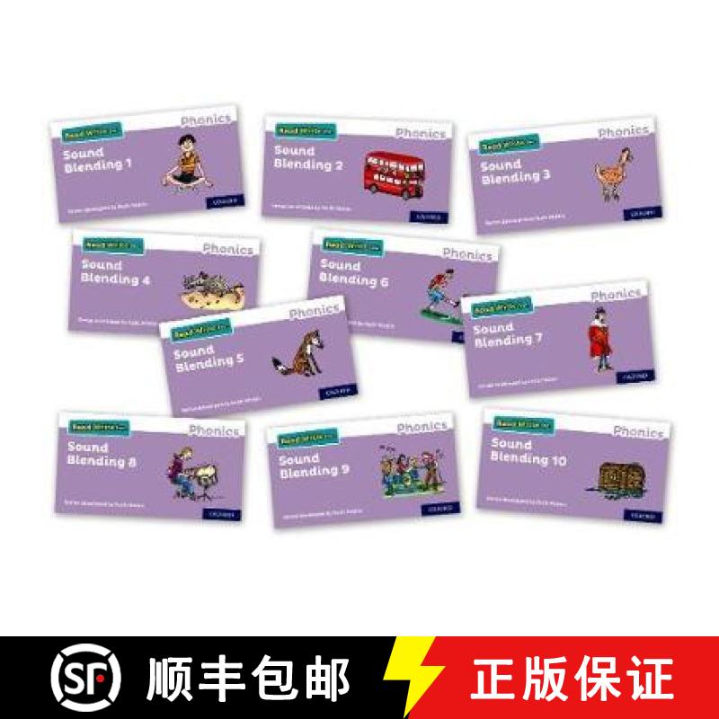 【2-3周达】Read Write Inc. Phonics: Sound Blending Books - Mixed Pack of 10 (1 of each) [9780198424567]