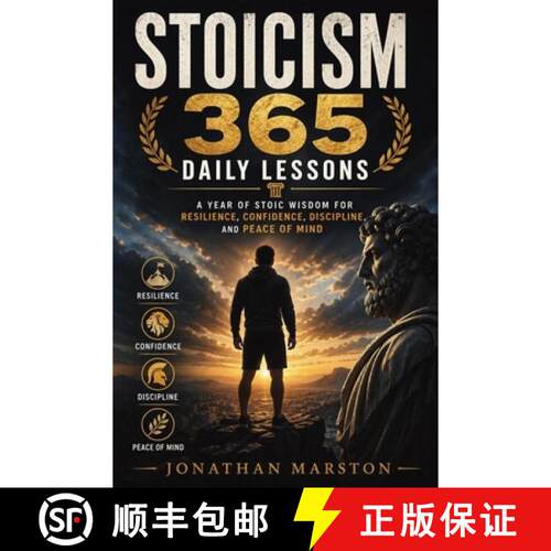 【3-4周达】Stoicism 365 Daily Lessons : A Year of Stoic Wisdom for Resilience, Confidence, Discipline... [9781806475186]