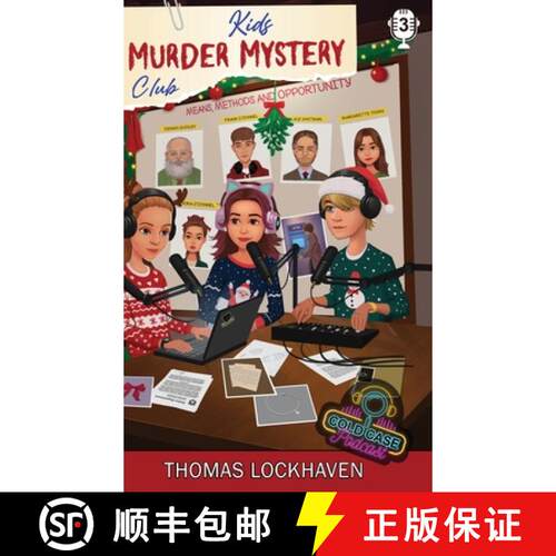 【3-4周达】精装 Case File 3 - Margarette Tooms: Kids Murder Mystery Club: Cold Case Podcast [9781639110902]