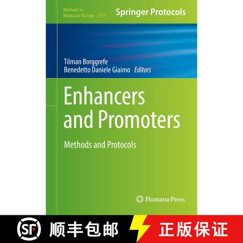 【3-4周达】精装 Enhancers and Promoters : Methods and Protocols [9781071615966]