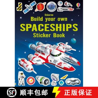 【3-4周达】Build Your Own Spaceships Sticker Book [9781805072096]