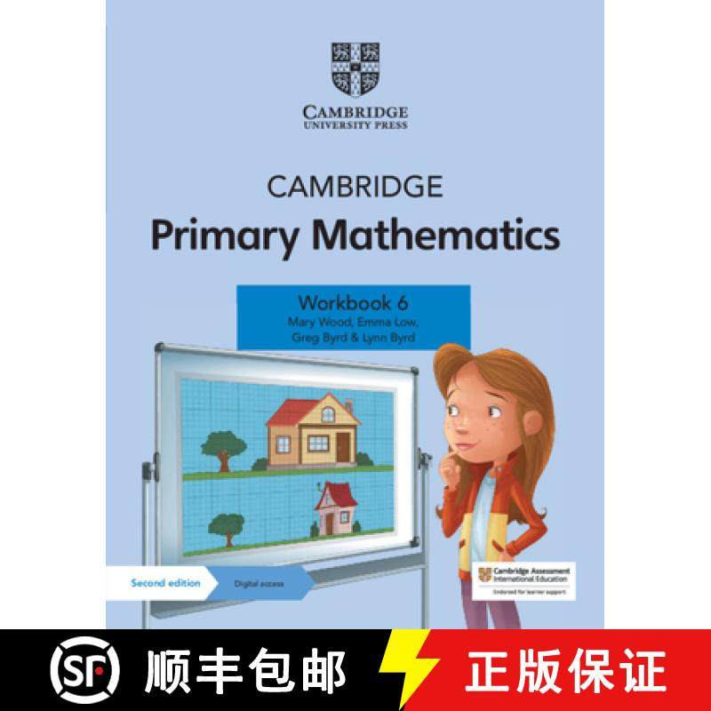 【3-4周达】Cambridge Primary Mathematics Workbook 6 with Digital Access (1 Year) [9781108746335]