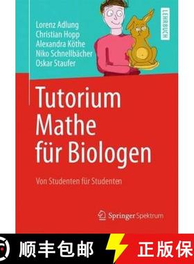 【3-4周达】Tutorium Mathe Für Biologen: Von Studenten Für Studenten [9783642377853]