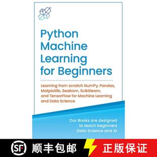 Machine Beginners Python Matplotlib 9781734790153 Pandas Learning 3周达 scratch from for Se... NumPy