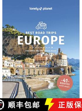 【3-4周达】Lonely Planet Best Road Trips Europe 3 [9781838697396]