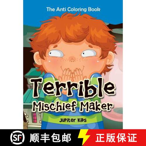 【3-4周达】Terrible Mischief Maker: The Anti Coloring Book [9781683053330]