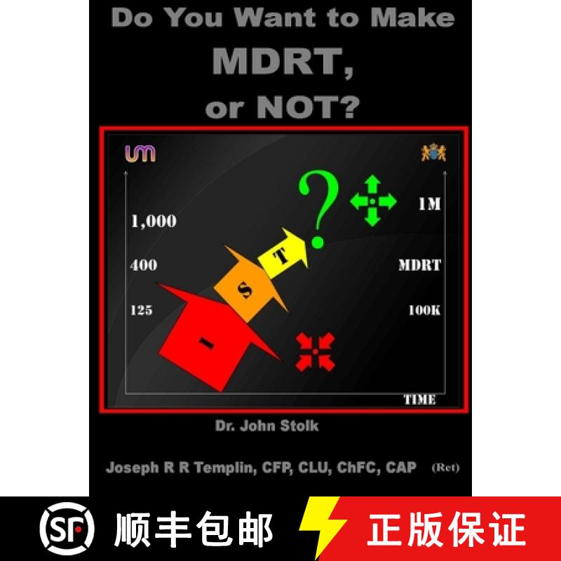 【2-3周达】Do You Want To Make MDRT, Or Not?! [9781365044793]
