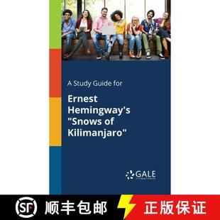9781375388191 Kilimanjaro Hemingway 4周达 Guide Study for Snows Ernest