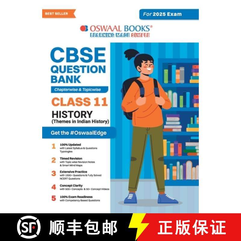 【3-4周达】Oswaal CBSE Question Bank Class 11 History, Chapterwise and Topicwise Solved Papers For 20... [9789359589282]