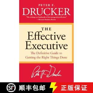【3-4周达】卓越有效的管理者 The Effective Executive: The Definitive Guide to Getting the Right Things... [9780060833459]