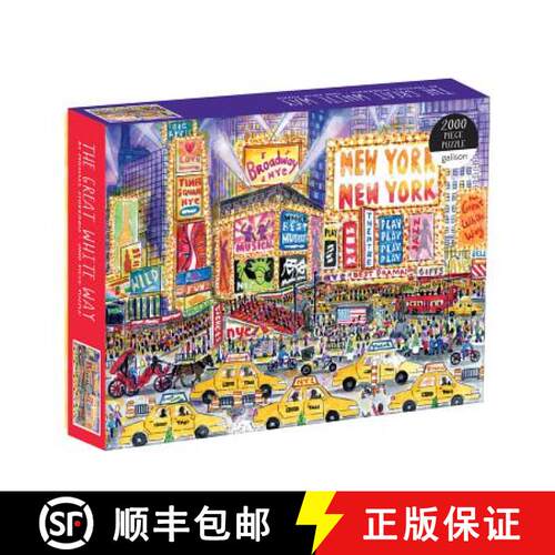 【3-4周达】Michael Storrings the Great White Way 2000 Piece Puzzle [9780735357037]