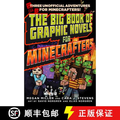 【3-4周达】The Big Book of Graphic Novels for Minecrafters: Three Unofficial Adventures [9781510727151]