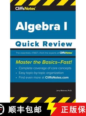 预订 CliffsNotes Algebra I: Quick Review [9781957671116]
