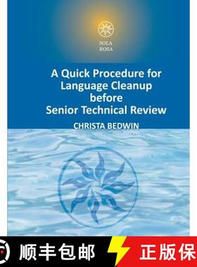 预订 A Quick Procedure For Language Cleanup before Senior Technical Review [9780991897698]