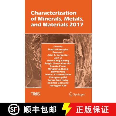【3-4周达】Characterization of Minerals, Metals, and Materials 2017 (Softcover reprint of the origina... [9783319846354]