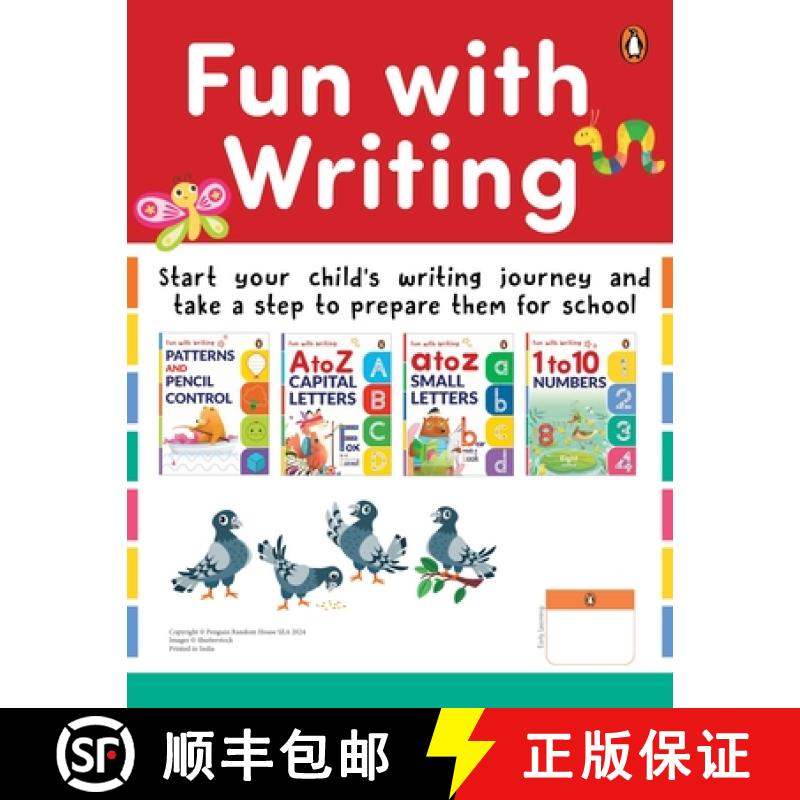 【2-3周达】Fun with Writing (Pack of 4 Books) : A set of 4 Activity Books for PreSchool Kids, Toddler... [9789815144253]