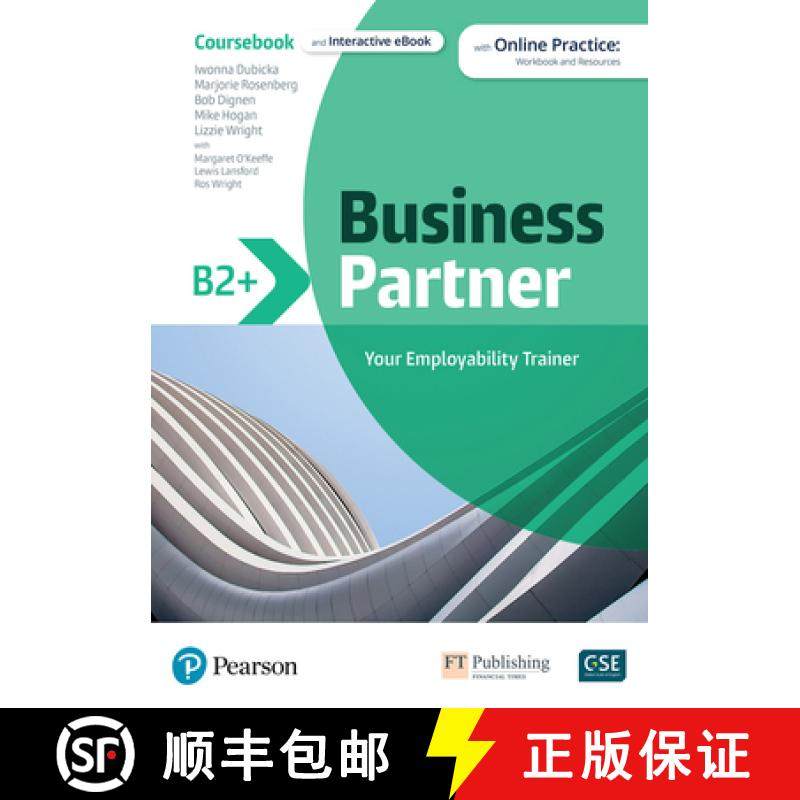 【3-4周达】Business Partner B2+ Coursebook & eBook with MyEnglishLab & Digital Resources [9781292392998]