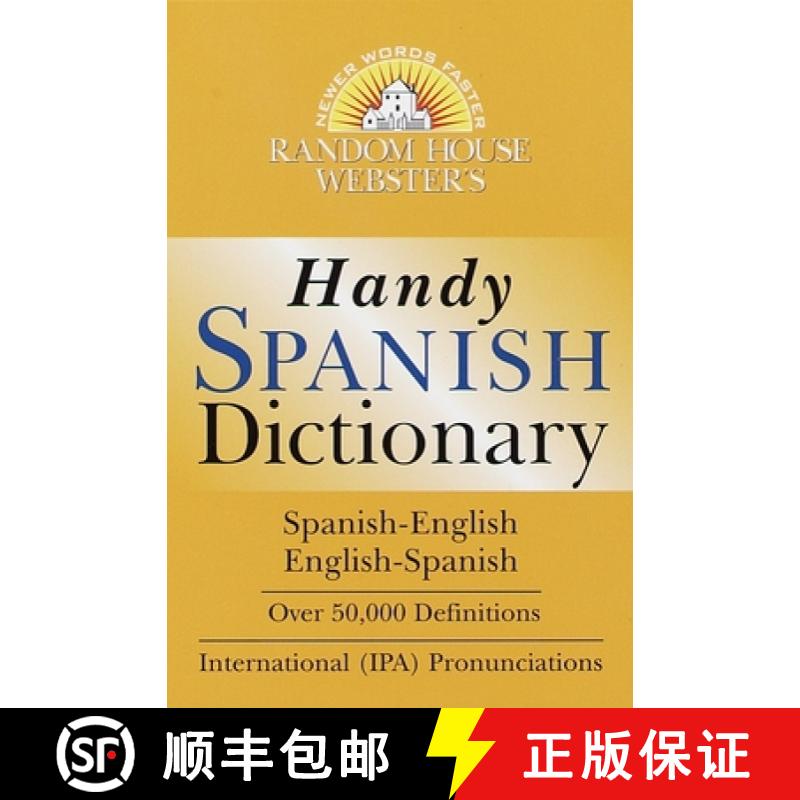 【3-4周达】Random House Webster's Handy Spanish Dictionary [9780375707018]