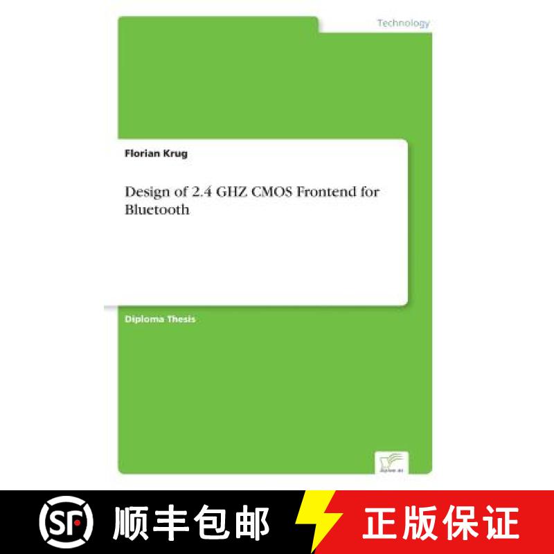预订 Design of 2.4 GHZ CMOS Frontend for Bluetooth [9783838641942]