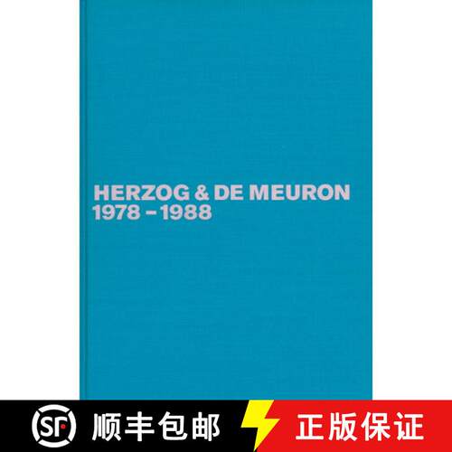 【3-4周达】精装 Herzog & de Meuron 1978-1988: The Complete Works - 1978-1988 [9783764356163]