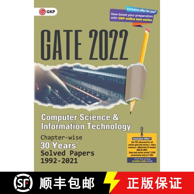 【4周达】Gate 2022 Computer Science and Information Technology - 30 Years Chapter Wise Solved Papers ... [9789390820641]