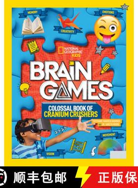 【3-4周达】Brain Games: Colossal Book of Cranium-Crushers: . [9781426336751]