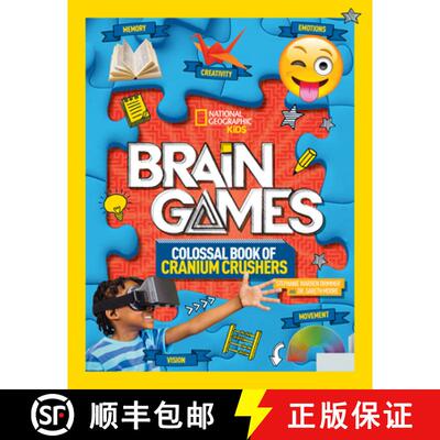 【3-4周达】Brain Games: Colossal Book of Cranium-Crushers: . [9781426336751]