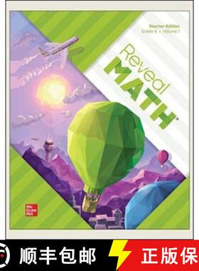 【3-4周达】Reveal Math, Grade 4, Teacher Edition, Volume 1 [9780076839179]