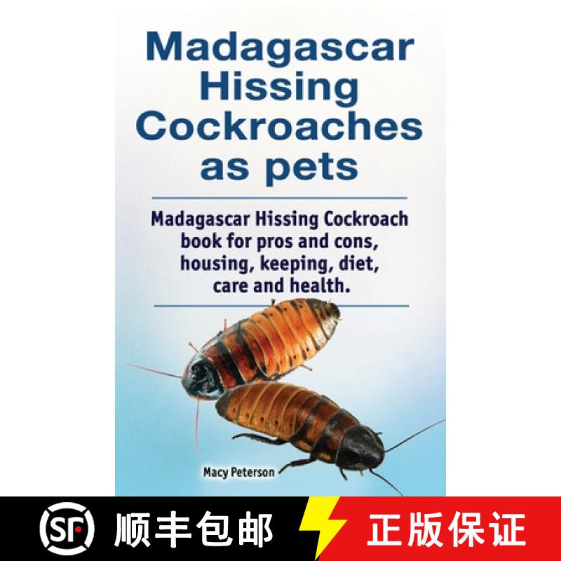 【3-4周达】Madagascar hissing cockroaches as pets. Madagascar hissing cockroach book for pros and con... [9781788650946]