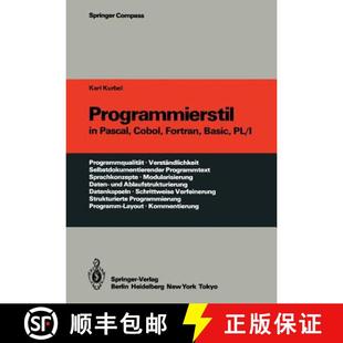 9783642702488 Programmierstil Cobol Fortran Pascal 4周达 Basic