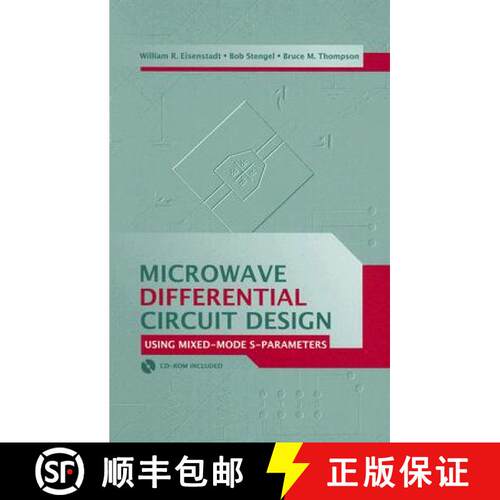 【3-4周达】精装 Microwave Differential Circuit Design Using Mixed Mode S-Parameters [With CDROM] [9781580539333]