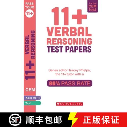 【3-4周达】11+ Verbal Reasoning Tests Ages 10-11 [9780702308789]