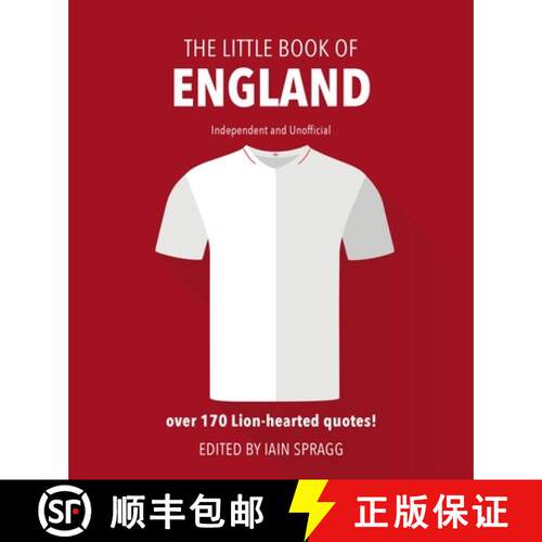 【3-4周达】精装 The Little Book of England Football: More Than 170 Quotes Celebrating the Three Lions [9781787393448]