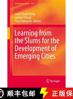 【3-4周达】Learning from the Slums for the Development of Emerging Cities (1st ed. 2016) [9783319317922]