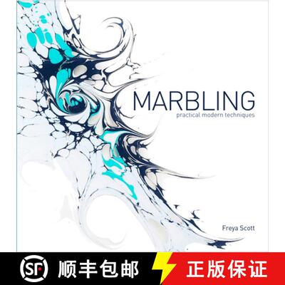 【3-4周达】精装 Marbling: Practical Modern Techniques: Practical Modern Techniques [9780764360817]
