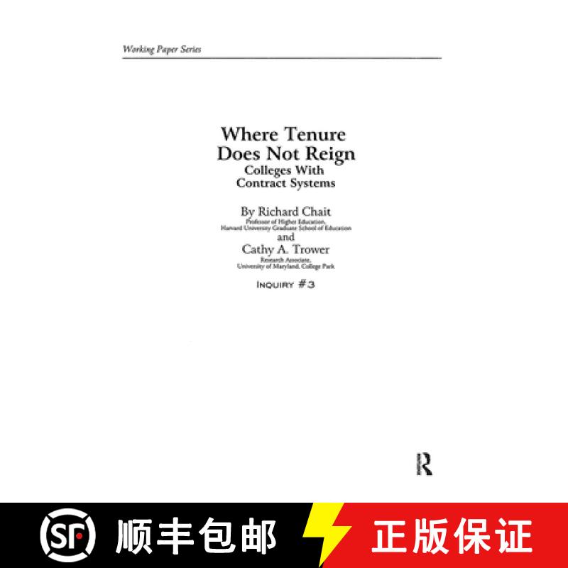 【3-4周达】Where Tenure Does Not Reign: Colleges with Contract Systems [9781563770869]