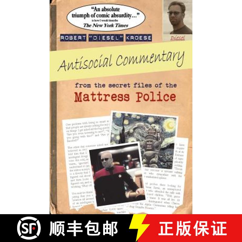 【2-3周达】Antisocial Commentary: From the Secret Files of the Mattress Police [9780615154848]