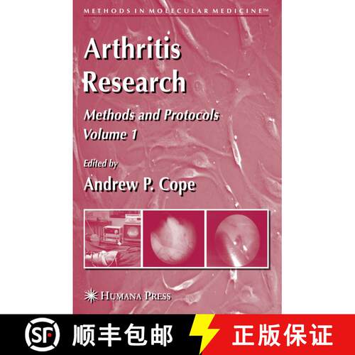 【3-4周达】Arthritis Research: Volume 1: Methods and Protocols - Arthritis Research Methods and Proto... [9781617375071]