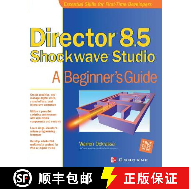 【2-3周达】Director 8.5 Shockwave Studio: A Beginner's Guide: A Beginner's Guide [9780072195620]