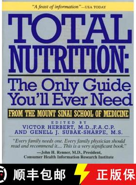 【3-4周达】Total Nutrition: The Only Guide You'll Ever Need - From the Mount Sinai School of Medicine [9780312113865]