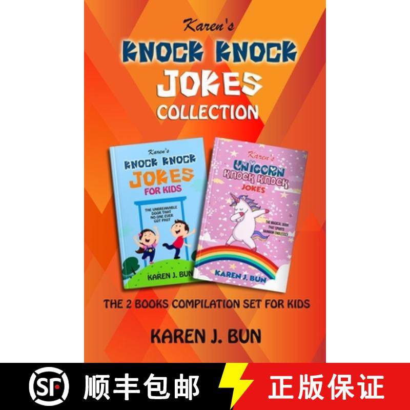 【3-4周达】Knock Knock Jokes Collection: The 2 Books Compilation Set For Kids [9781702916394]