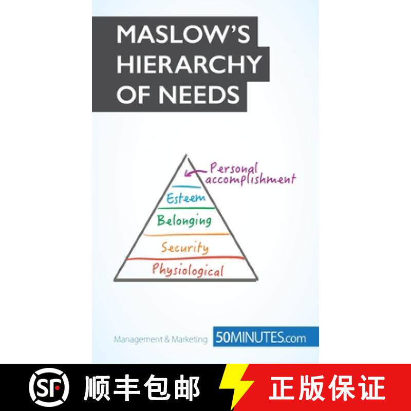 【3-4周达】Maslow's Hierarchy of Needs: Understand the true foundations of human motivation [9782806269348]