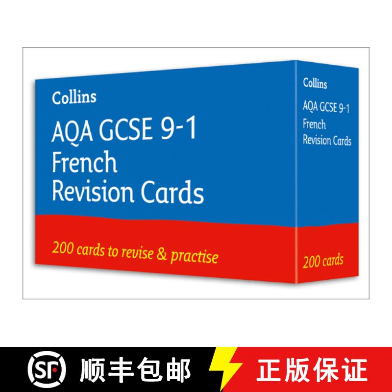 【3-4周达】AQA GCSE 9-1 French Vocabulary Revision Cards: Ideal for Home Learning, 2023 and 2024 Exams [9780008399337]