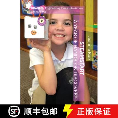 预订 STEAMStart Second Grade 3D: Designing with 3D Shapes [9781942357285]