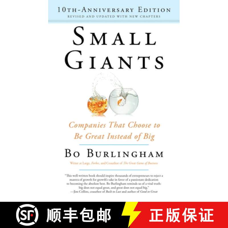 【3-4周达】Small Giants: Companies That Choose to Be Great Instead of Big [9780143109600]